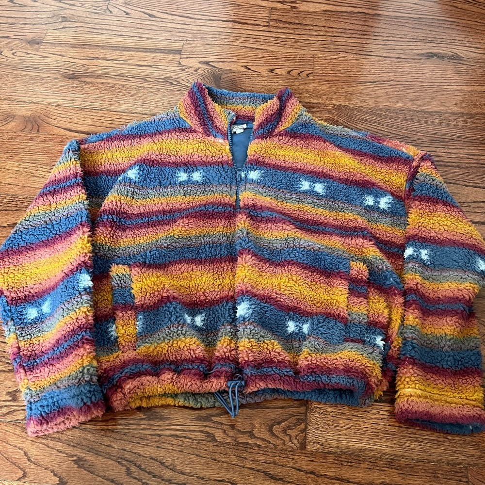 Color quarter zip up